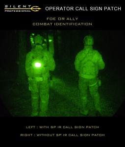 Operator Call Sign Patch MK2  Infrared with Glow